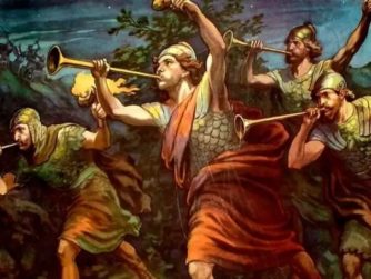 Gideon blows the trumpet2