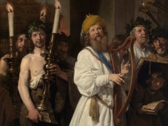 David playing the harp 1670 jan de bray r