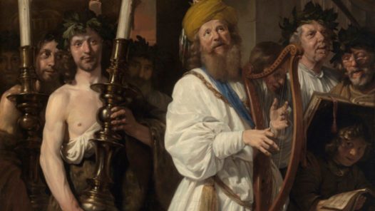 David playing the harp 1670 jan de bray r