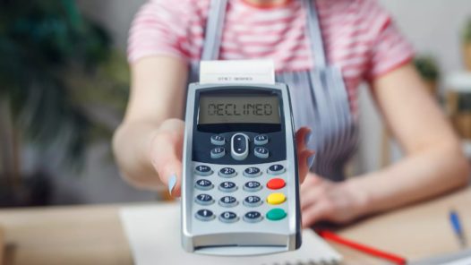 Declined transaction