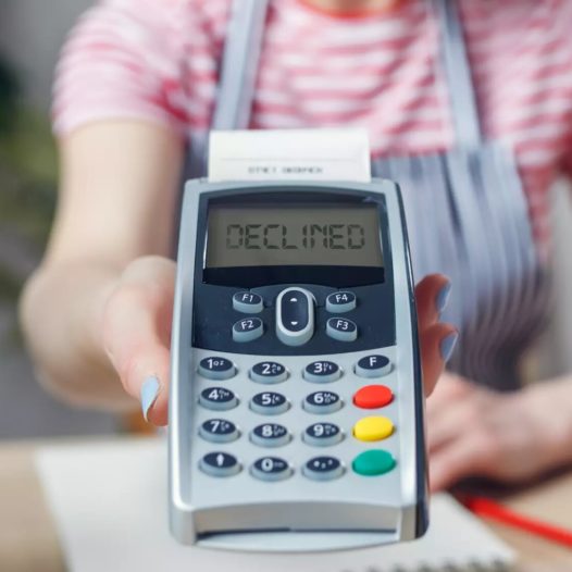 Declined transaction