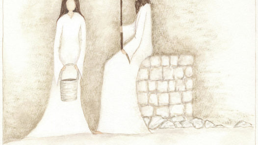 Jesus talks with woman at well cindy shamp