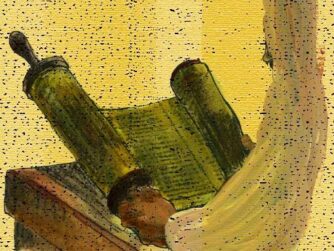 Jesus reading the scroll of isaiah